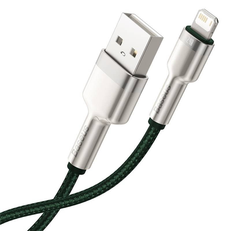 Baseus Cafule USB-Lightning kabel, 2.4A, 1m, zelen 5