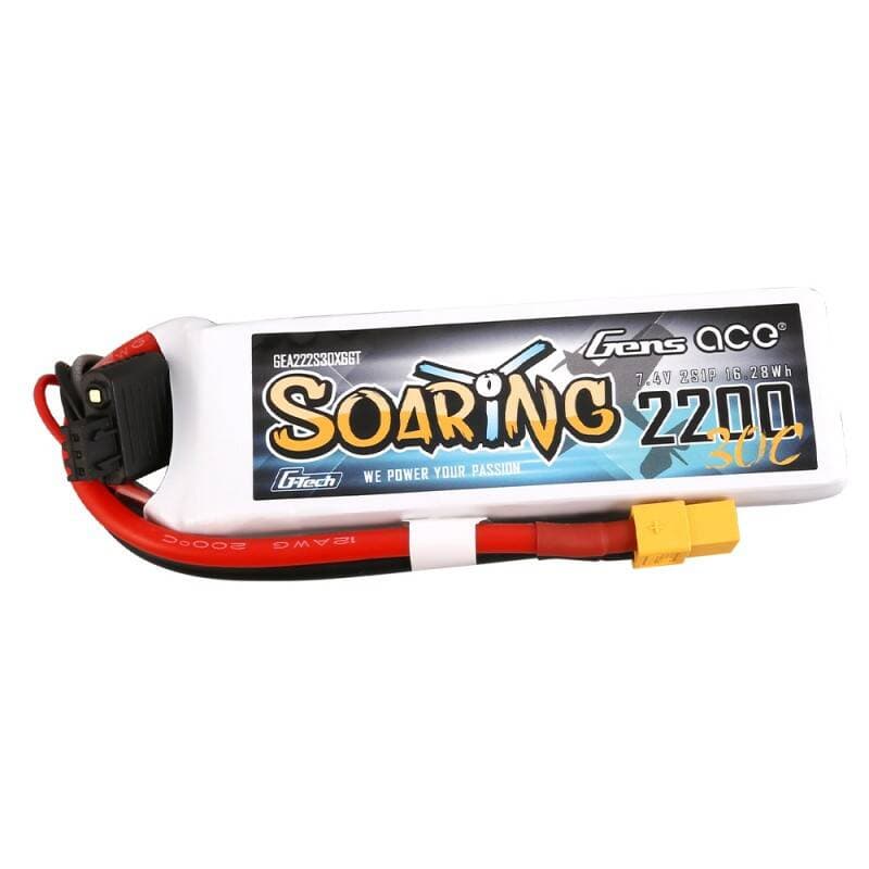 Gens Ace G-Tech LiPo baterija 2200mAh 7.4V 30C 2S1P XT60 2