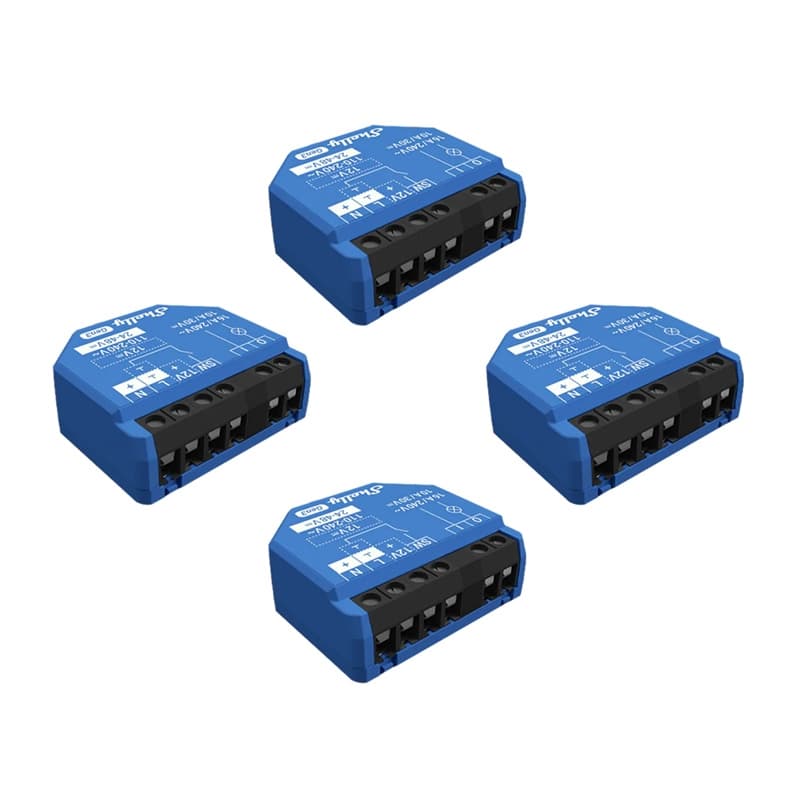 Shelly 1 Gen3 komplet 4 krmilnikov WiFi/Bluetooth