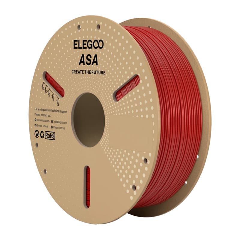 ELEGOO ASA filament, rdeč, 1.75 mm
