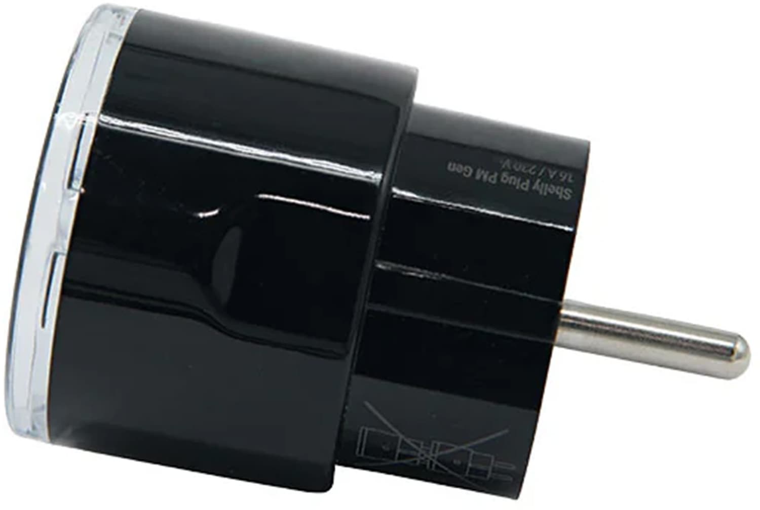 Pametna vtičnica Shelly Plug PM Gen3 Matter, 13A (črna) 3