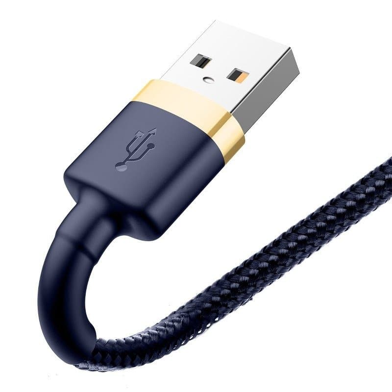 Baseus Cafule Lightning kabel, 1,5A, 2m (Zlat+Temno modra) 5