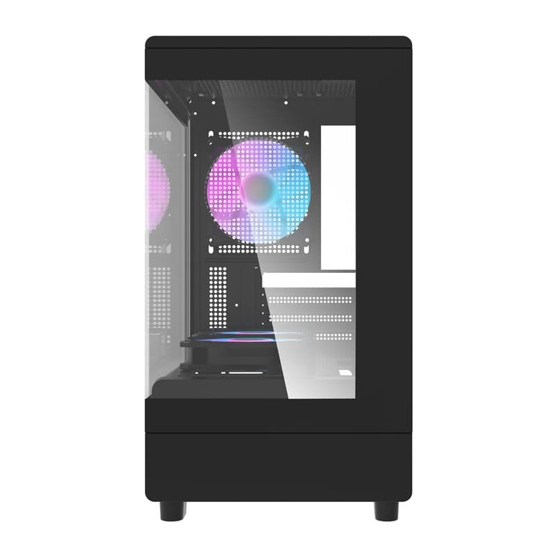 Ohišje za računalnik Darkflash DB330M + 3x Ventilator (Črna) 2