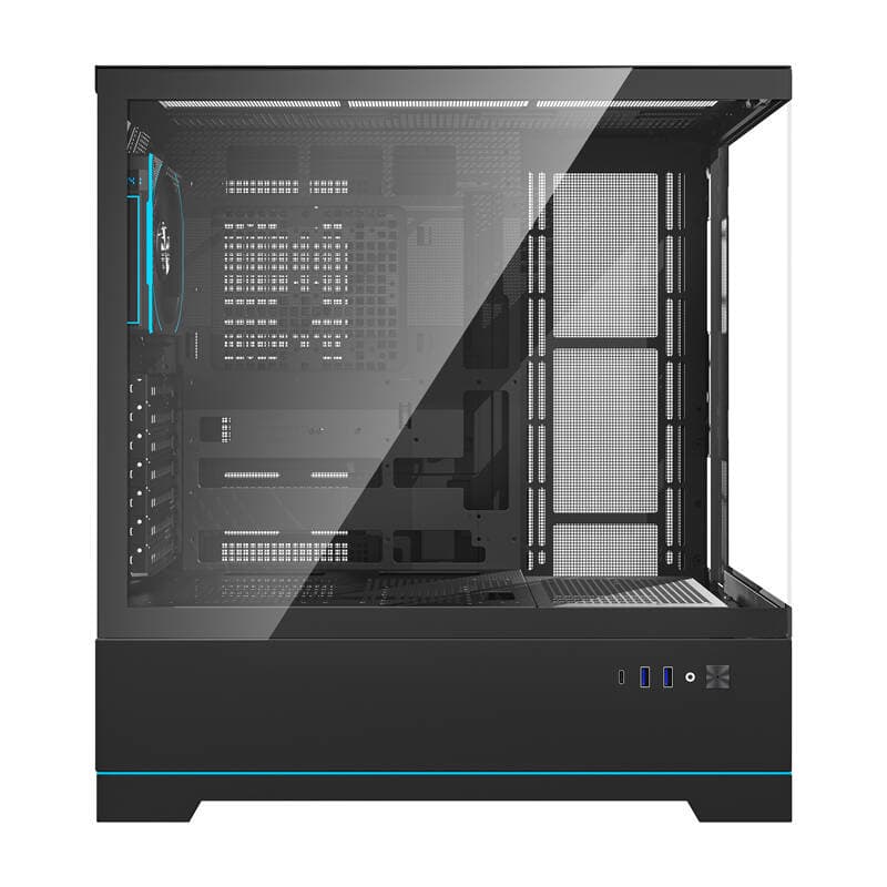 Računalniško ohišje Darkflash DY451 PRO (črno) + 1 ventilator 2