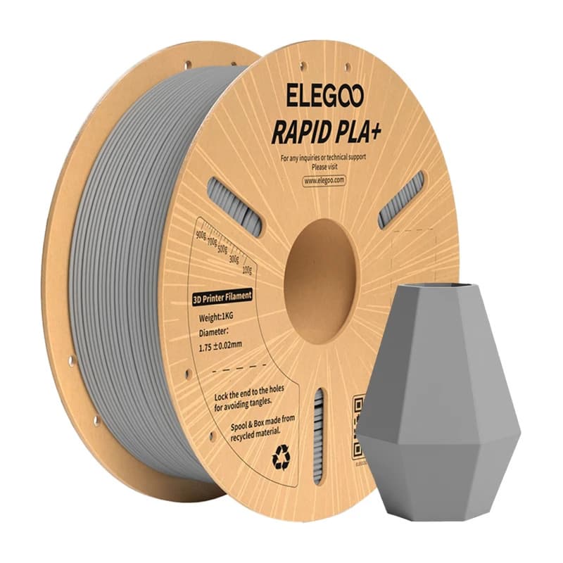 ELEGOO Rapid PLA+ Filament Gray 1.75 mm | Za hitre natise 2