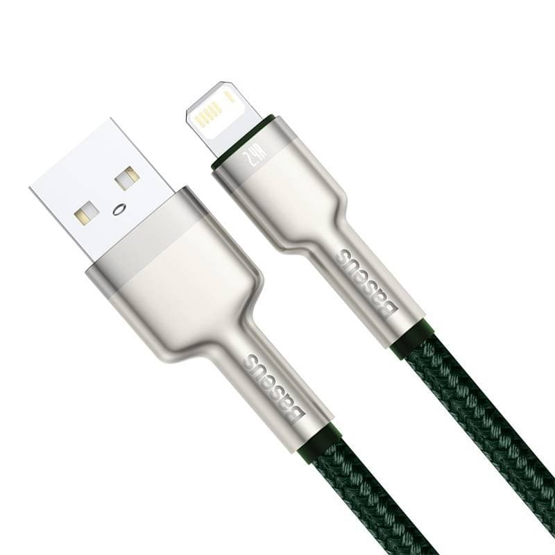 Baseus Cafule USB-Lightning kabel, 2.4A, 1m, zelen 4