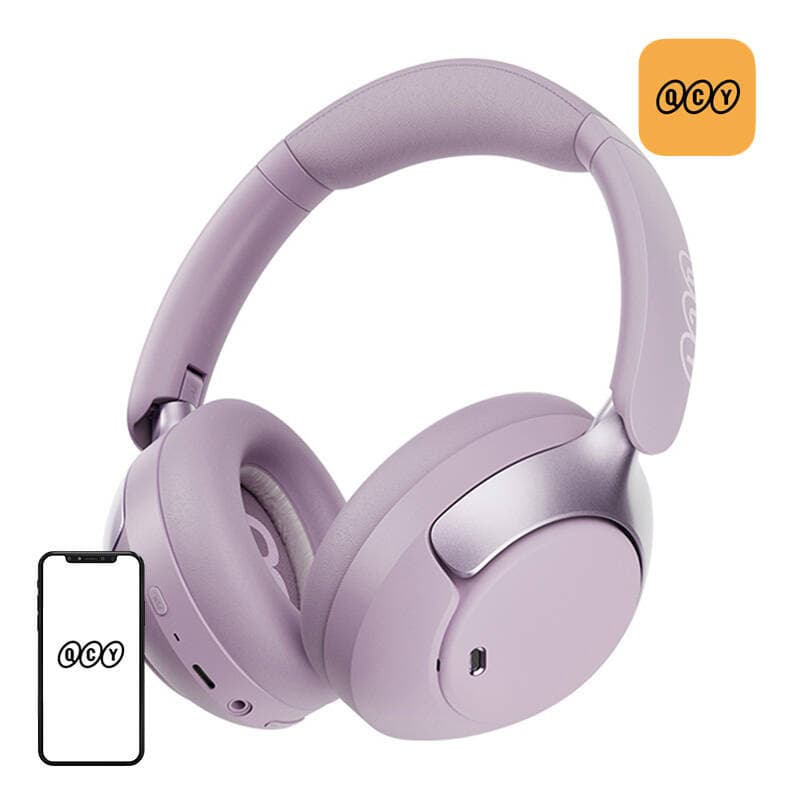 QCY H3 pro ANC brezžične slušalke (vijolična)