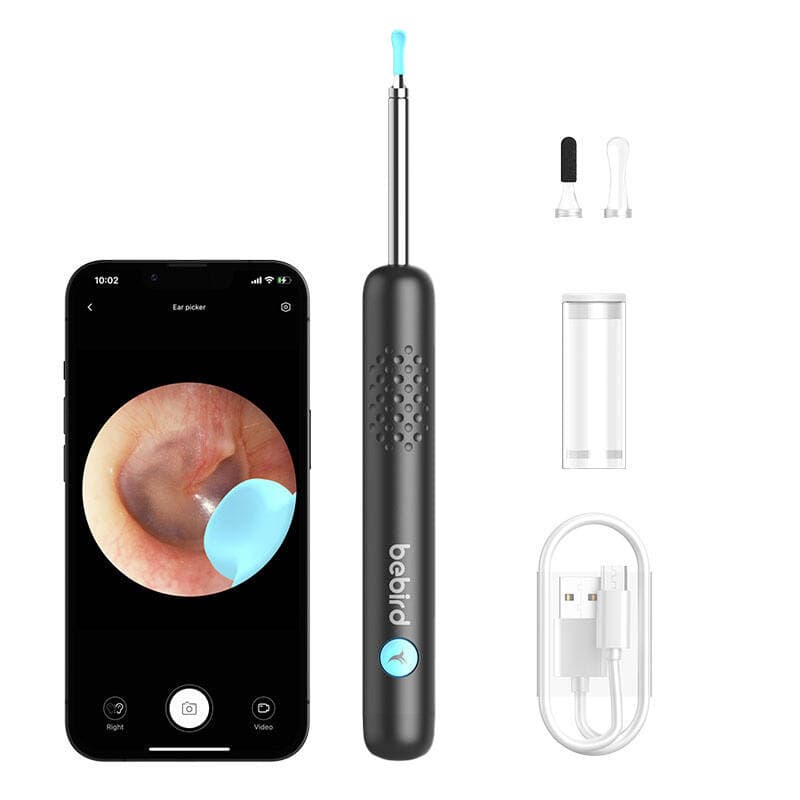 Pametni vizualni čistilec ušes Bebird R1 (črn)