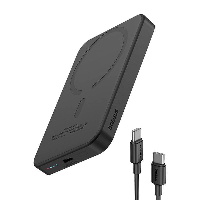 Mini magnetna powerbanka Baseus 5000mAh, USB-C 20W (črna) 7
