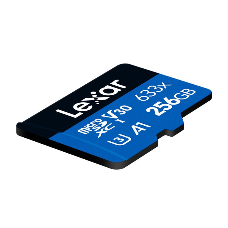 Lexar 633x microSDXC 256GB pomnilniška kartica + SD adapter 4