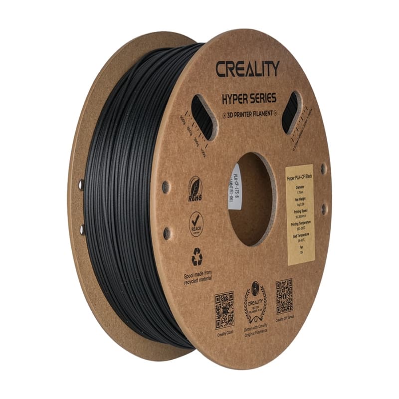 CREALITY Hyper PLA-CF filament, črn, 1.75 mm