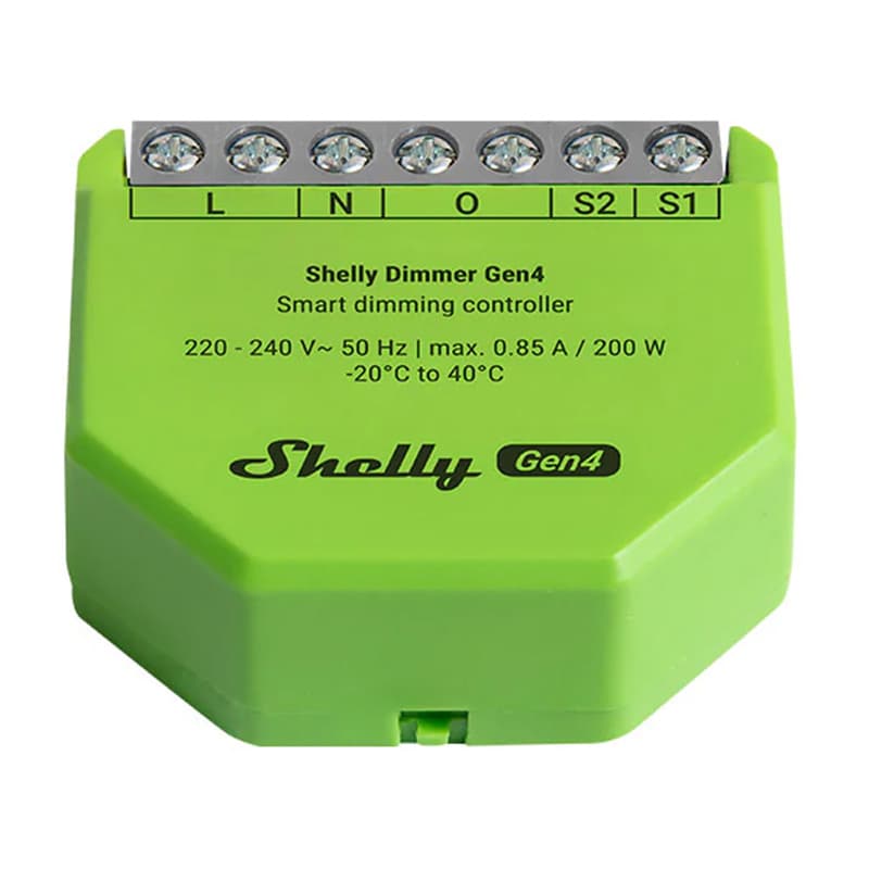 Shelly Dimmer Gen4 Zigbee/Matter pametni zatemnilnik 3