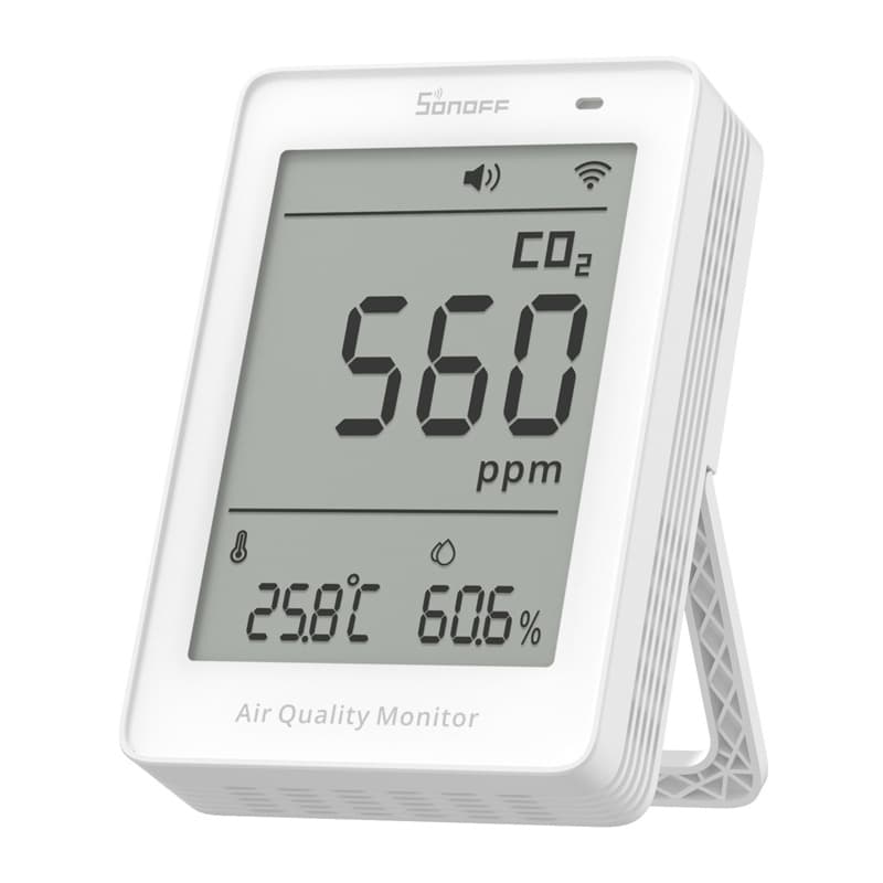 Sonoff AirGuard CO2 SAWF-08P WiFi LCD merilec kakovosti zraka
