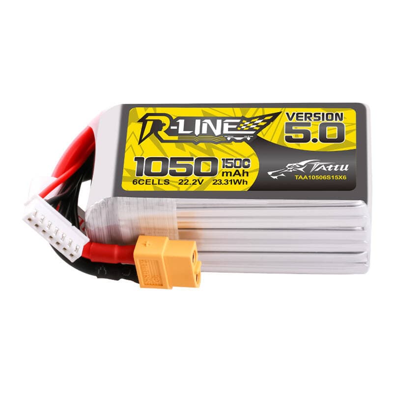 Tattu R-Line 5.0 baterija 1050mAh 22.2V 6S 150C XT60