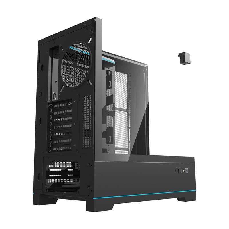 Računalniško ohišje Darkflash DY450 (črno, brez ventilatorjev) 2