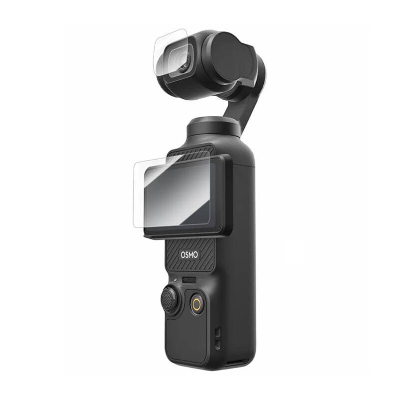 Kaljeno steklo TELESIN za DJI Osmo Pocket 3 (2x leča + 2x LCD)