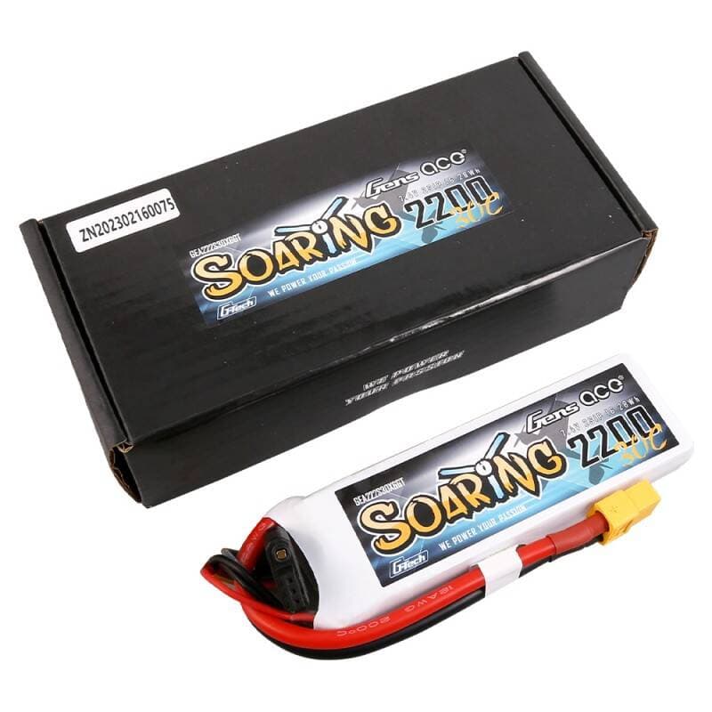 Gens Ace G-Tech LiPo baterija 2200mAh 7.4V 30C 2S1P XT60 5
