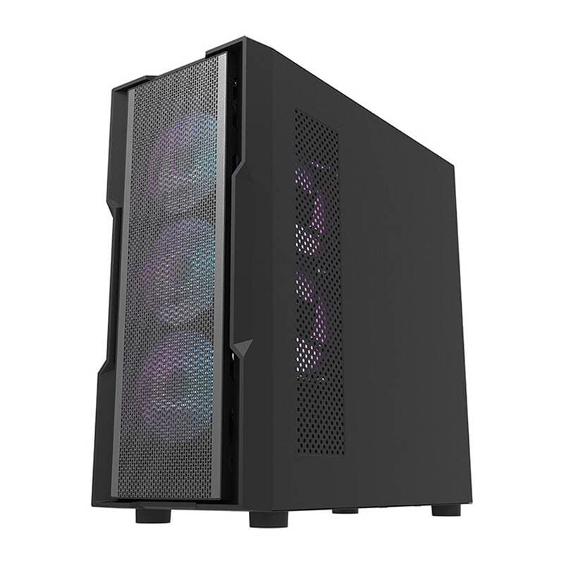 Računalniško ohišje darkFlash DK431 Mesh (črno) + 4 ARGB ventilatorji 6