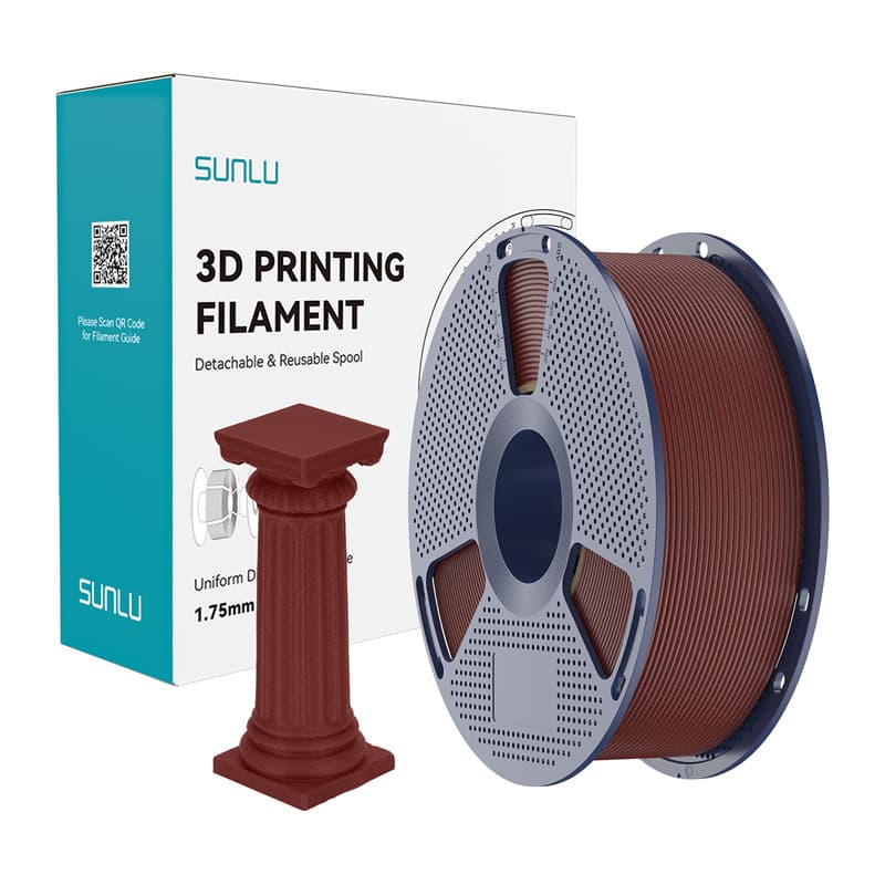 Sunlu PLA High-Speed Marble (Brick Red) 3D tiskalni filament