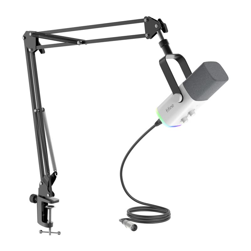 Fifine AM8TW gaming mikrofon z roko (bel) - Fifine 3