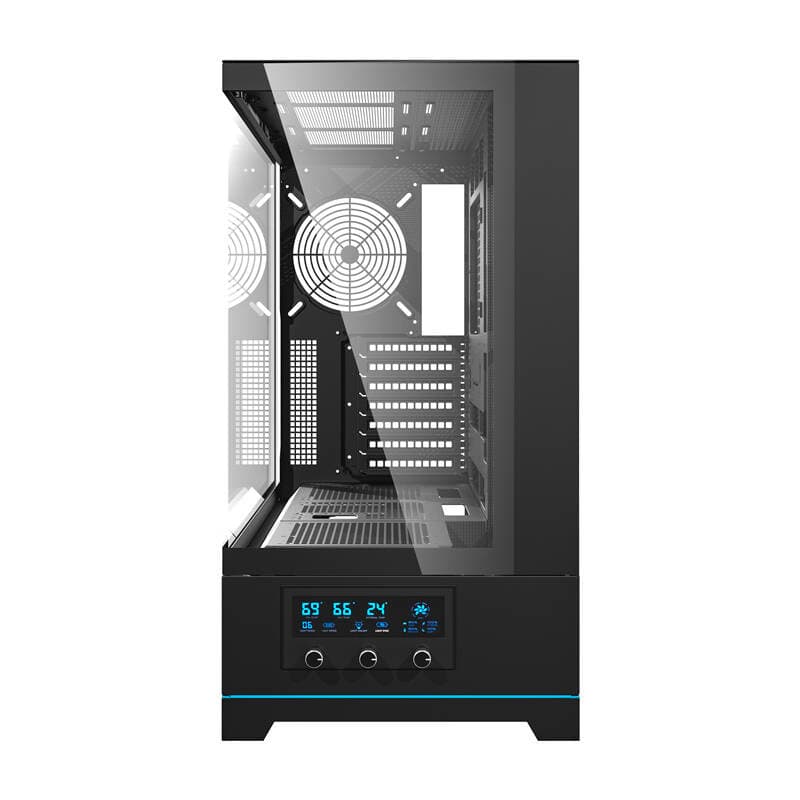 Računalniško ohišje Darkflash DY451 (črno, brez ventilatorjev) 2