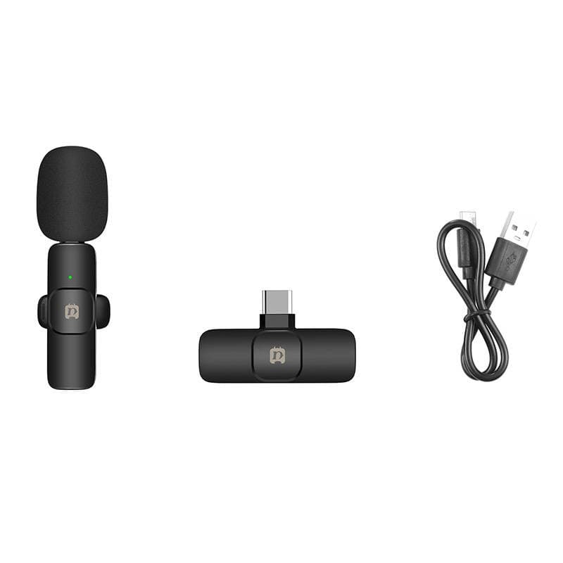 Brezžični mikrofon Puluz PU3151B Lavalier (USB-C) 2