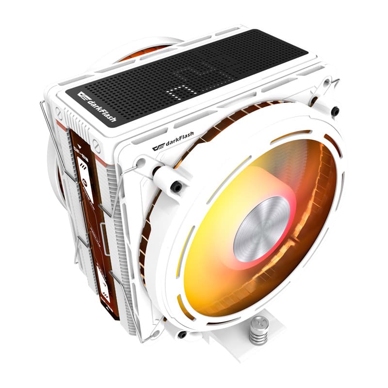 Darkflash E400 PLUS aktivno hlajenje procesorja (belo) 4