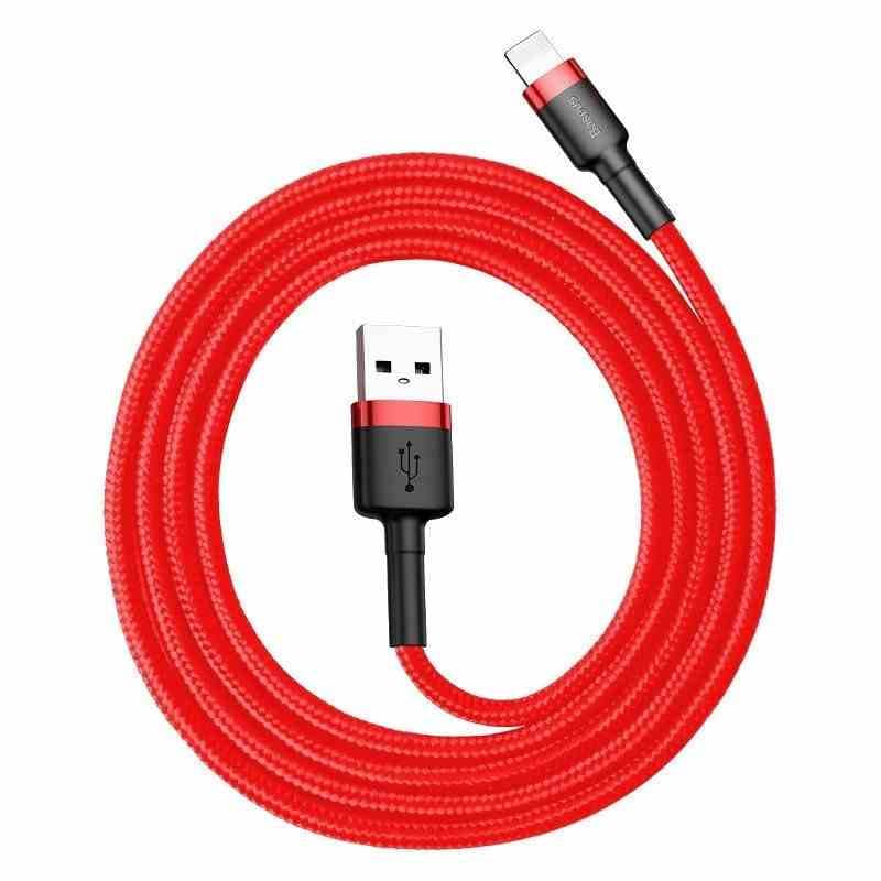 Baseus Cafule USB Lightning kabel 2.4A, 0.5m (rdeč)