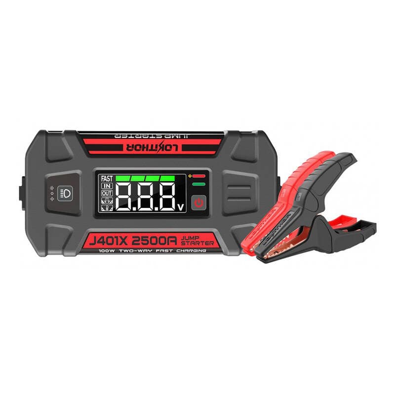 Aktivator za zagon Lokithor J401X 2500A + Powerbank 20000mAh + Svetilka (4-v-1) 2