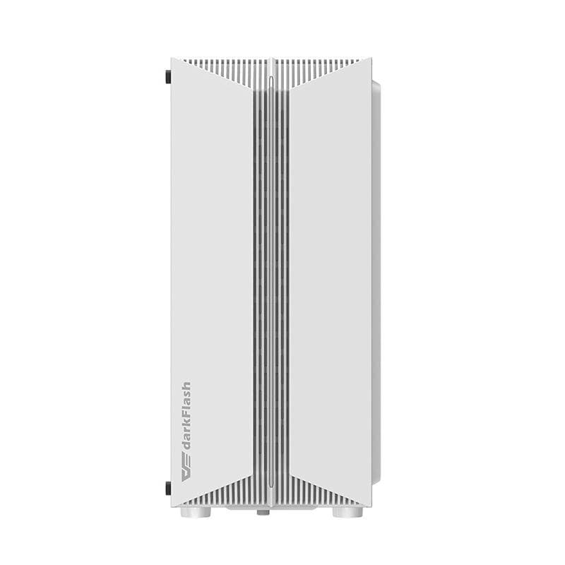 Računalniško ohišje Darkflash DK151 LED, belo + 3 RGB ventilatorje 3