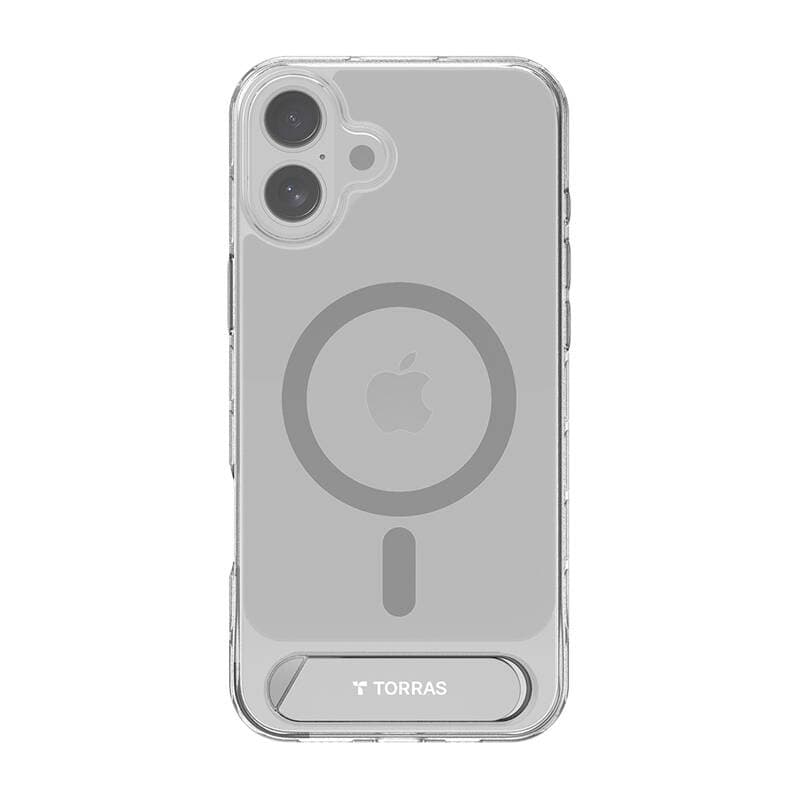 Torras Pstand etui za iPhone 16 Plus (prozoren)