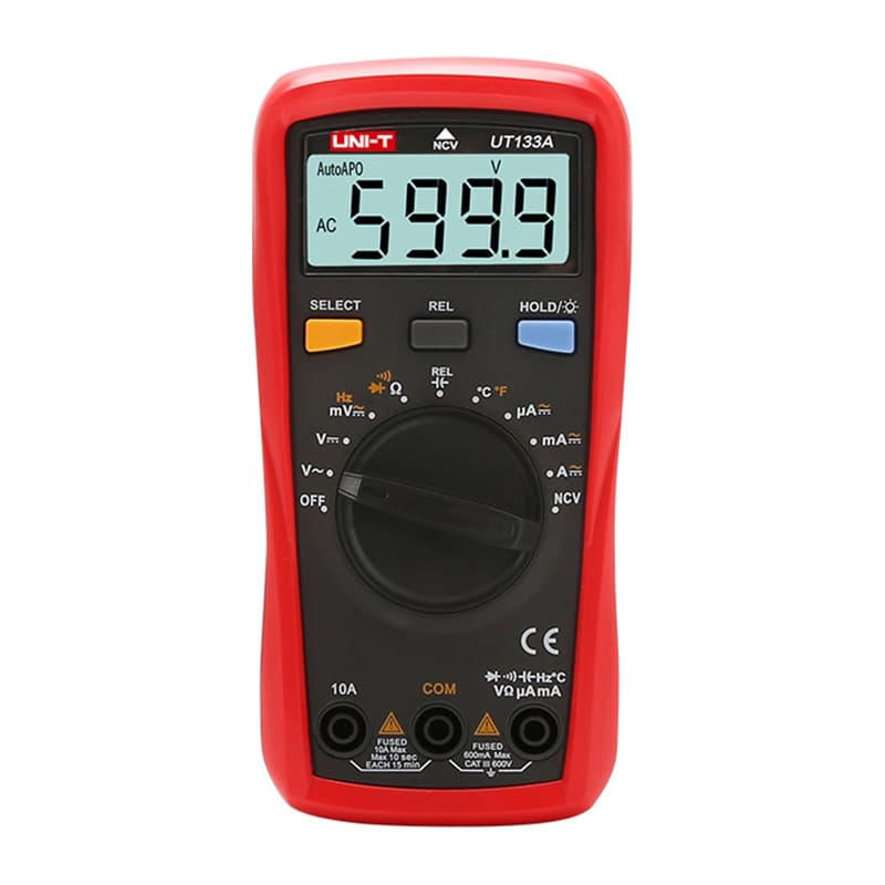 UNI-T UT133A: Ročni digitalni multimeter, temp. -40-1000°C