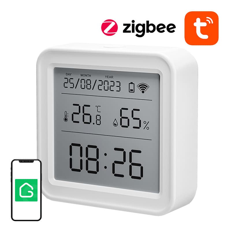 Zigbee senzor temperature in vlažnosti Gosund ST17 LCD (Tuya)