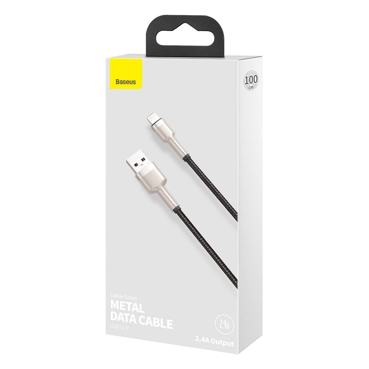 Baseus Cafule Kabel USB za Lightning, 2.4A, 1m (črn) 6
