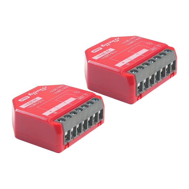 Komplet 2x Shelly 1PM Gen4 Zigbee/Matter krmilnika
