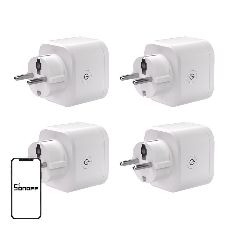 SONOFF S61S Smart vtičnica za zunanjo uporabo, 4 kosi (Matter/Wi-Fi)