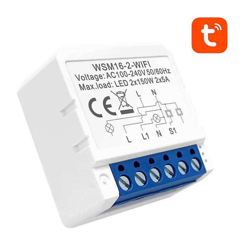 Pametni modul WiFi Avatto WSM16-W2 TUYA (2-kanalni) 3