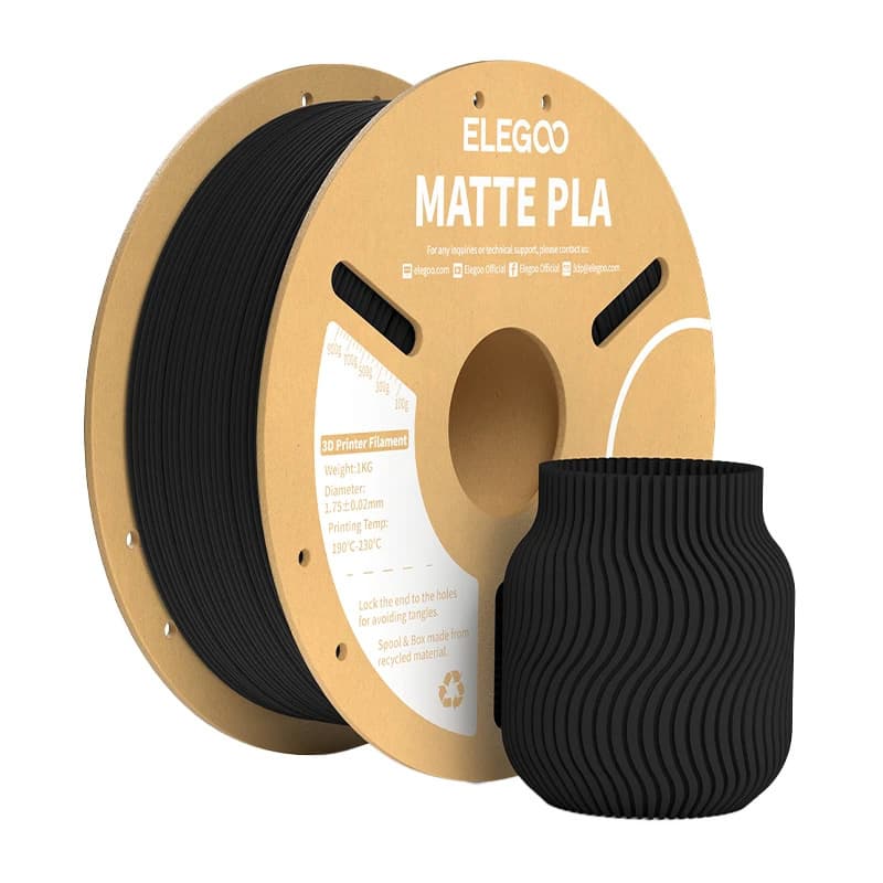 ELEGOO PLA Matte filament, črna 2
