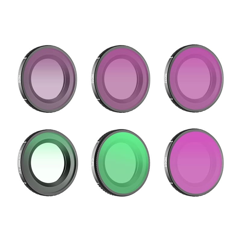 Sunnylife kompleti filtrov 1/4" Black Mist + CPL + ND8 + ND16 + ND32 + ND64 za Osmo Nano (6 kosov)