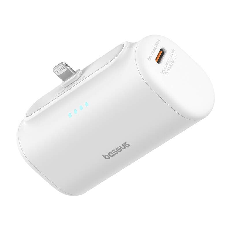 Baseus OS Compact IP Powerbank 5000mAh 20W (bela)