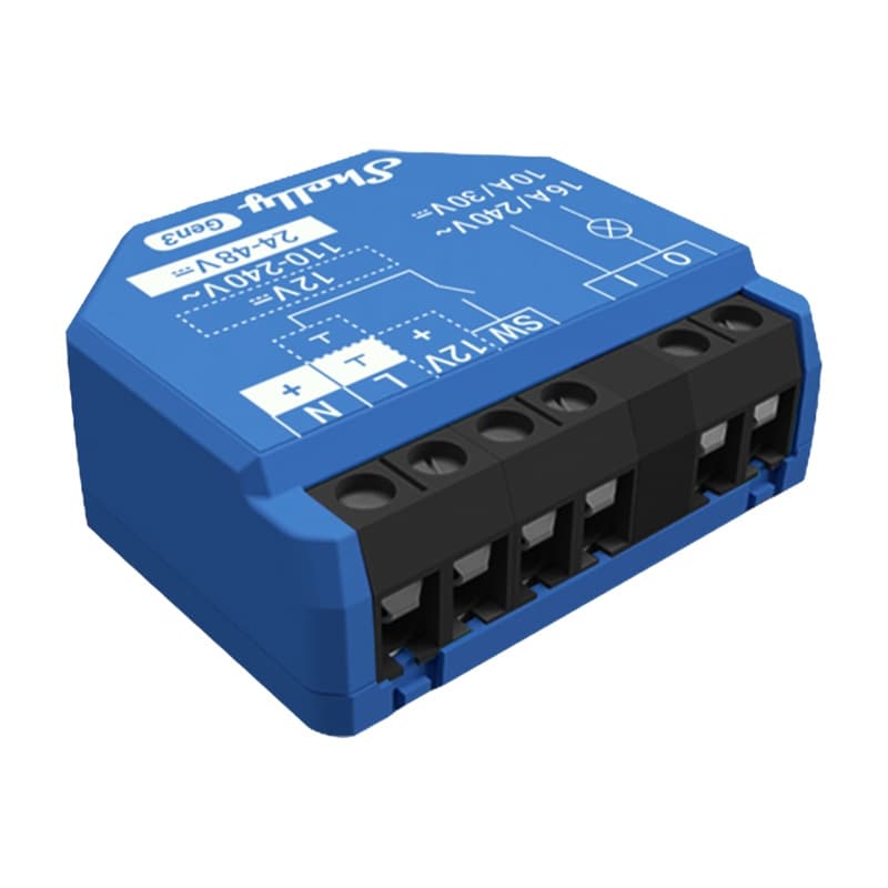 Shelly 1 Gen3 komplet 4 krmilnikov WiFi/Bluetooth 2