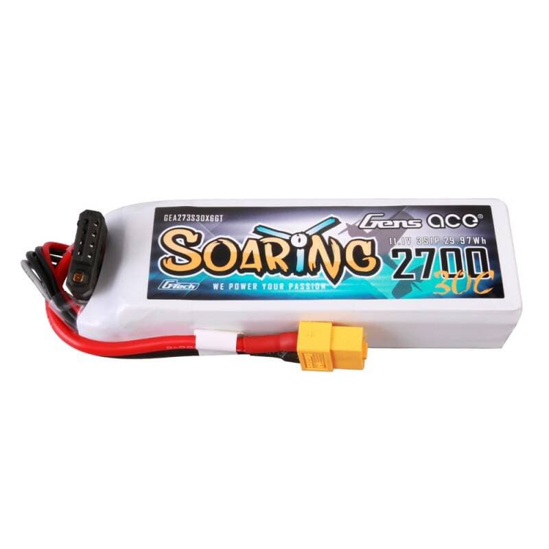 Gens ace G-Tech Soaring Lipo Baterija 2700mAh 11.1V 30C 3S1P 2