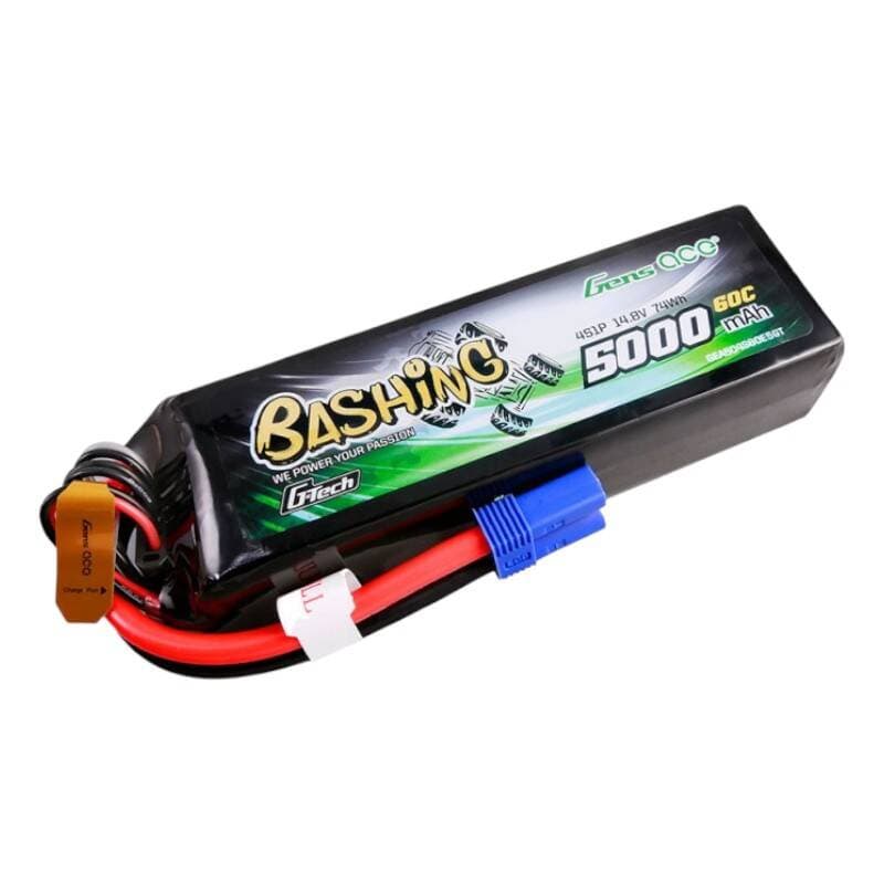 Gens ace G-Tech 5000mAh 14.8V 60C 4S Lipo baterija (EC5) 2