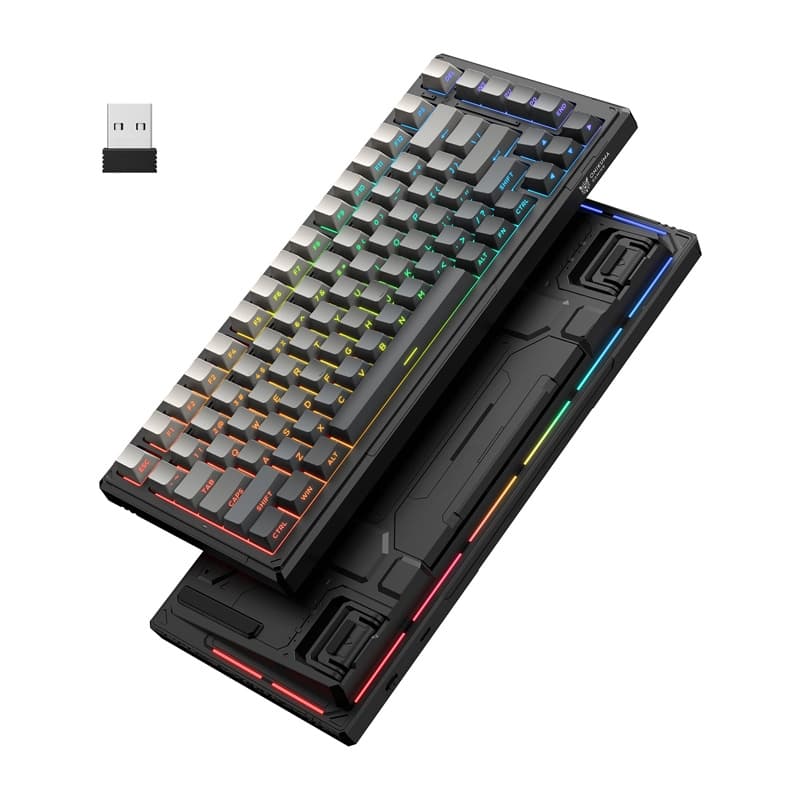 Onikuma G83 mehanska gaming tipkovnica, črna 2