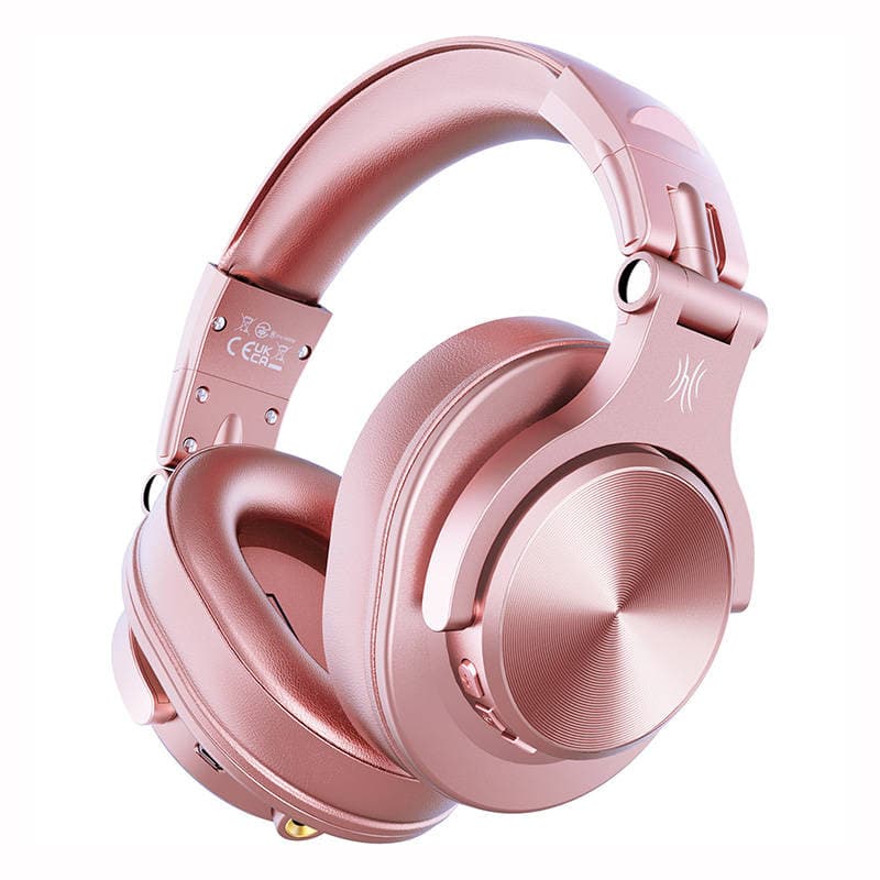 Oneodio Fusion A70 brezžične slušalke, roza (DJ, Bluetooth 5.2)