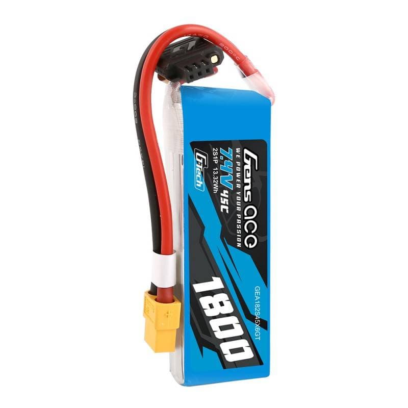 GensAce G-Tech LiPo baterija 1800mAh 7.4V 45C 2S1P XT60 4