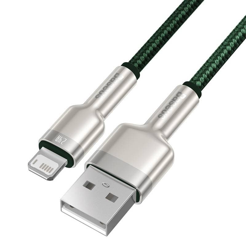 Baseus Cafule USB-Lightning kabel, 2.4A, 1m, zelen 3