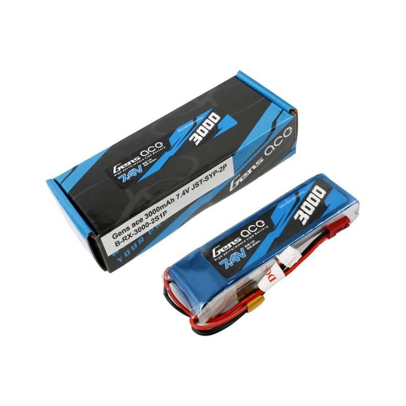 Baterija Gens Ace LiPo 3000mAh 7.4V 1C 2S1P 5