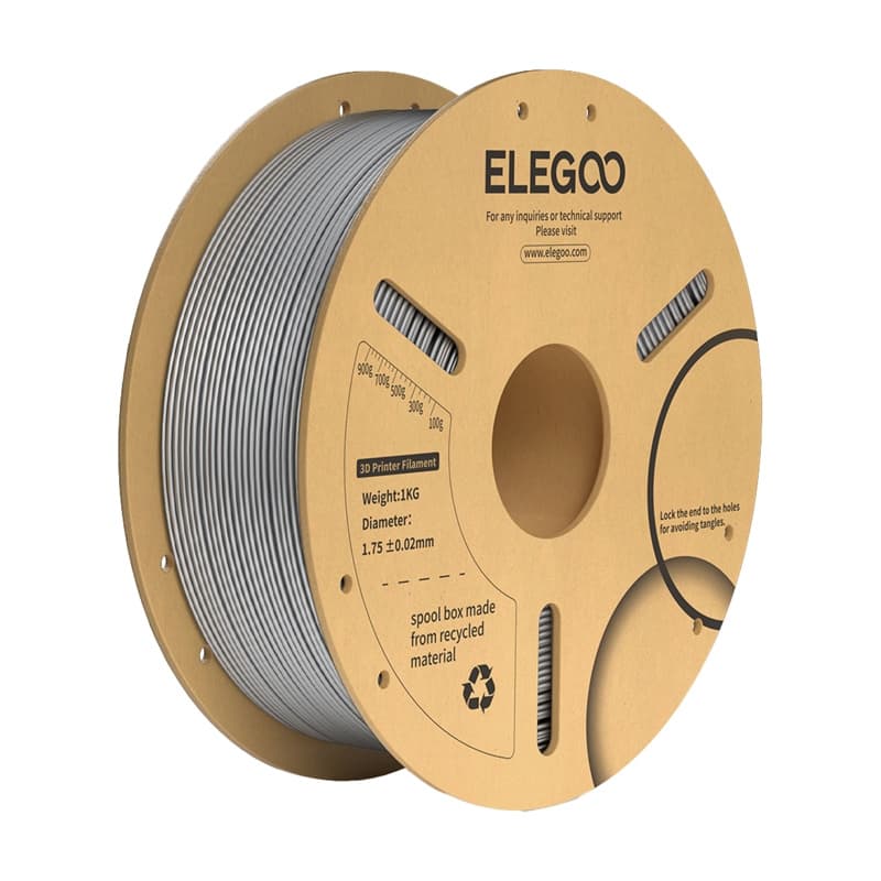 ELEGOO Filament PLA+ Star Gray 1.75 mm | Vsestranska siva