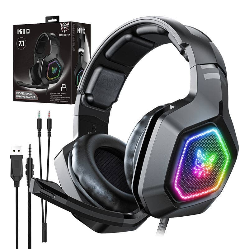 ONIKUMA K10 gaming slušalke (črne) 4